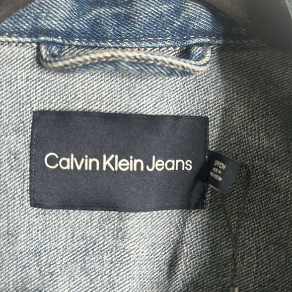 Calvin Klein blue jean vest size small new - Picture 4 of 8